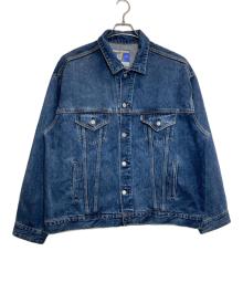 CHALLENGER（チャレンジャー）の古着「CHALLENGER ICE WASHED PATCH DENIM JACKET」｜ブルー