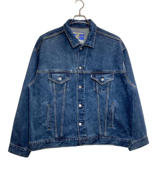 CHALLENGER（チャレンジャー）CHALLENGER (チャレンジャー) CHALLENGER ICE WASHED PATCH DENIM JACKET ブルー サイズ:XLの古着・服飾アイテム