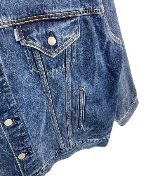CHALLENGER（チャレンジャー）CHALLENGER (チャレンジャー) CHALLENGER ICE WASHED PATCH DENIM JACKET ブルー サイズ:XLの古着・服飾アイテム
