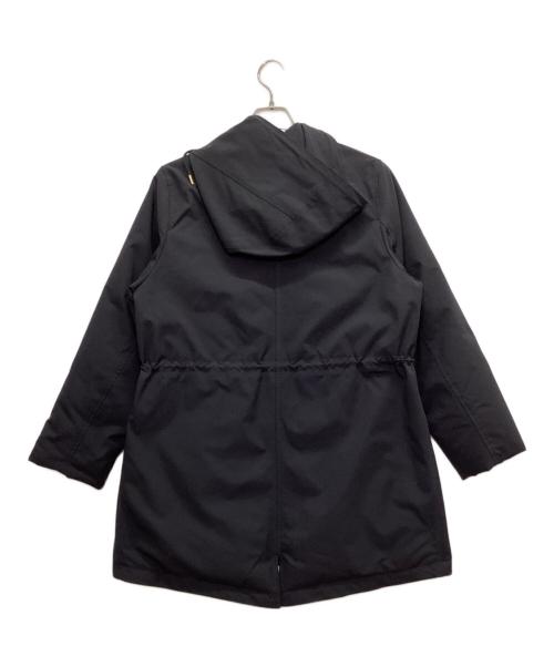 23区（ニジュウサンク）23区 (ニジュウサンク) ミリタリー フーデット ダウンコート ブラック サイズ:44の古着・服飾アイテム