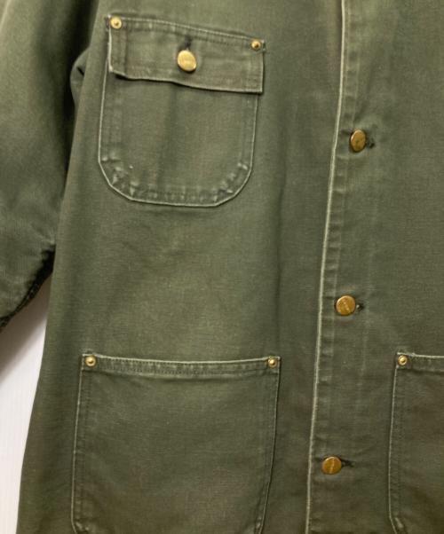 CarHartt（カーハート）CarHartt (カーハート) 裏地ブランケット ミシガンチョアコート モスグリーン サイズ:不明の古着・服飾アイテム