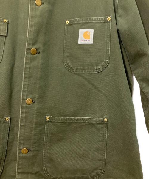 CarHartt（カーハート）CarHartt (カーハート) 裏地ブランケット ミシガンチョアコート モスグリーン サイズ:不明の古着・服飾アイテム