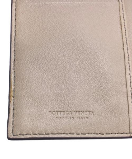 BOTTEGA VENETA（ボッテガベネタ）BOTTEGA VENETA (ボッテガベネタ) イントレチャートバタフライウォレット ベージュの古着・服飾アイテム