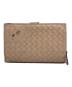 BOTTEGA VENETA (ボッテガベネタ) イントレチャートバタフライウォレット ベージュ：18000円