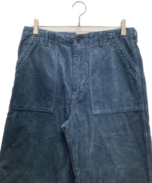 SHISHIKUI（シシクイ）SHISHIKUI (シシクイ) CORDUROY BAKER PANT ブルー サイズ:38の古着・服飾アイテム