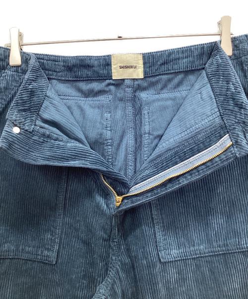 SHISHIKUI（シシクイ）SHISHIKUI (シシクイ) CORDUROY BAKER PANT ブルー サイズ:38の古着・服飾アイテム