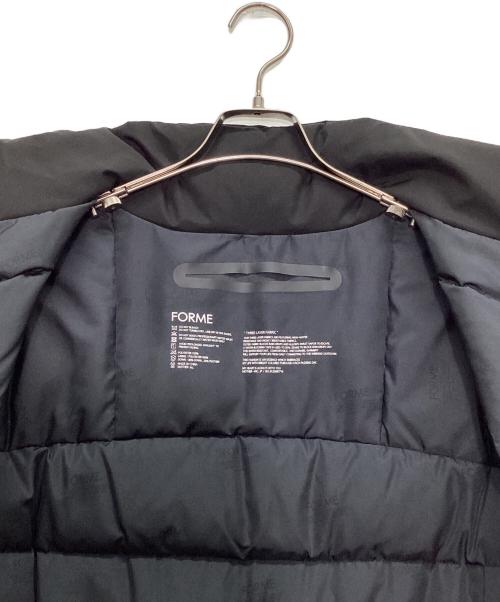 forme（フォルメ）forme (フォルメ) ダウンジャケット ブラック サイズ:freeの古着・服飾アイテム