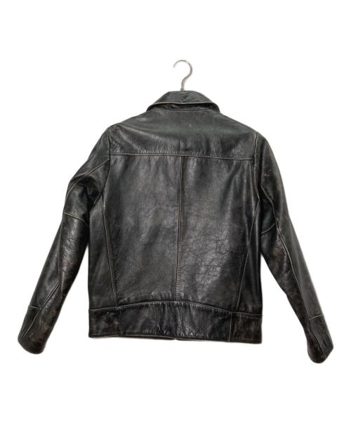 GAP（ギャップ）GAP (ギャップ) ジップアップ レザージャケット ブラック サイズ:XSの古着・服飾アイテム