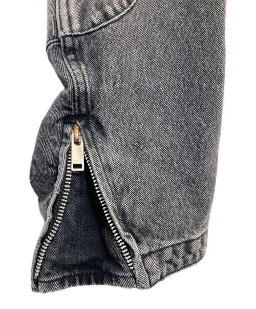 AMBUSH（アンブッシュ）AMBUSH (アンブッシュ) クロップド DENIM RIDER JACKET ブラック サイズ:Sの古着・服飾アイテム