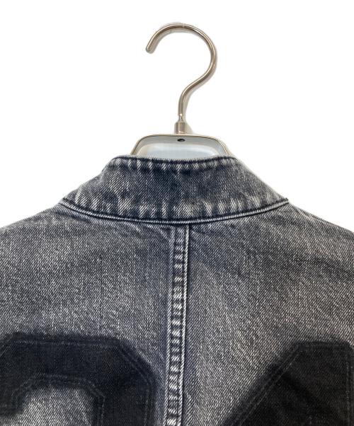 AMBUSH（アンブッシュ）AMBUSH (アンブッシュ) クロップド DENIM RIDER JACKET ブラック サイズ:Sの古着・服飾アイテム