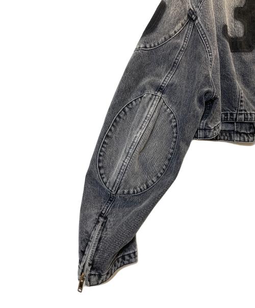 AMBUSH（アンブッシュ）AMBUSH (アンブッシュ) クロップド DENIM RIDER JACKET ブラック サイズ:Sの古着・服飾アイテム