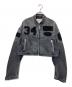AMBUSH（アンブッシュ）の古着「クロップド DENIM RIDER JACKET」｜ブラック