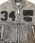 中古・古着 AMBUSH (アンブッシュ) クロップド DENIM RIDER JACKET ブラック サイズ:S：25000円