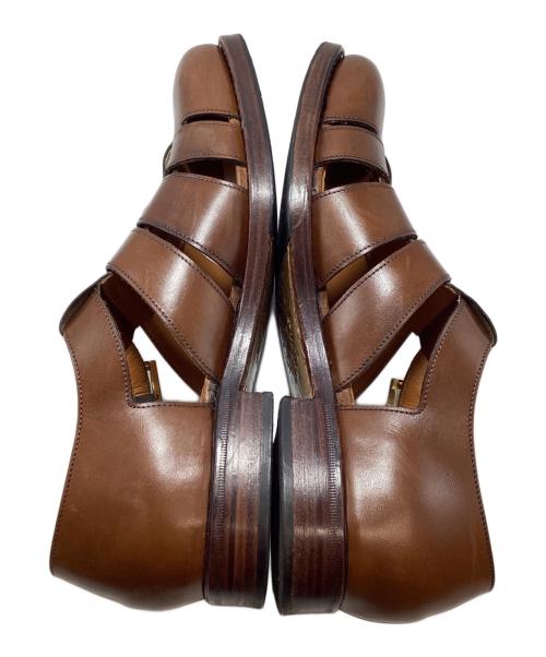 Jalan Sriwijaya（ジャランスリウァヤ）Jalan Sriwijaya (ジャランスリウァヤ) 別注 98819 Bali / CASTAGNA CALF (LEATHER SOLE) ブラウン サイズ:7の古着・服飾アイテム