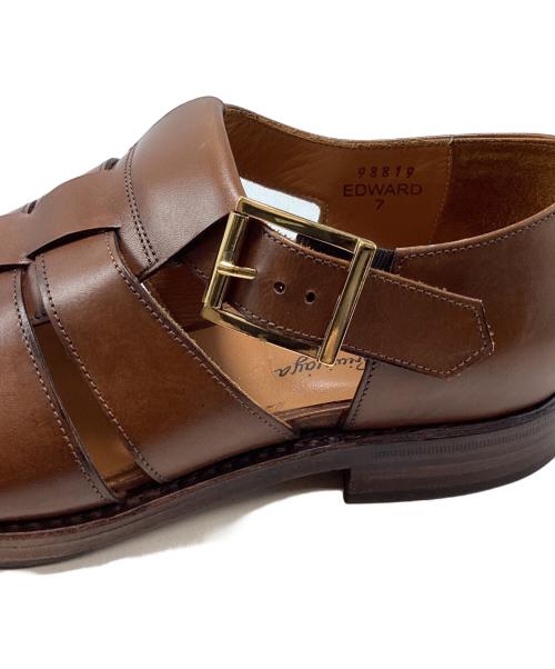 Jalan Sriwijaya（ジャランスリウァヤ）Jalan Sriwijaya (ジャランスリウァヤ) 別注 98819 Bali / CASTAGNA CALF (LEATHER SOLE) ブラウン サイズ:7の古着・服飾アイテム