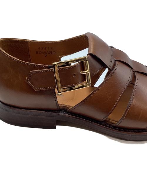 Jalan Sriwijaya（ジャランスリウァヤ）Jalan Sriwijaya (ジャランスリウァヤ) 別注 98819 Bali / CASTAGNA CALF (LEATHER SOLE) ブラウン サイズ:7の古着・服飾アイテム