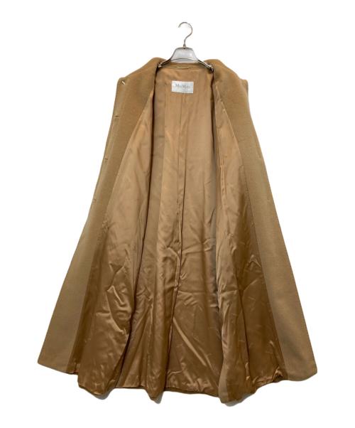 MaxMara（マックスマーラ）MaxMara (マックスマーラ) カシミヤ混ステンカラーコート キャメル サイズ:38の古着・服飾アイテム