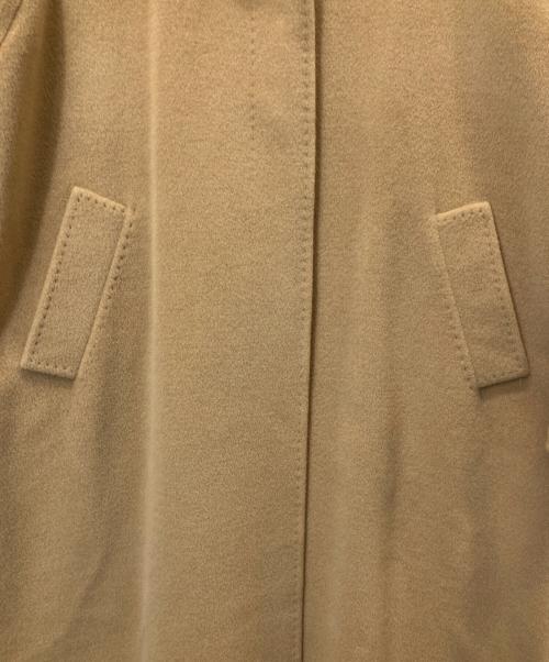 MaxMara（マックスマーラ）MaxMara (マックスマーラ) カシミヤ混ステンカラーコート キャメル サイズ:38の古着・服飾アイテム