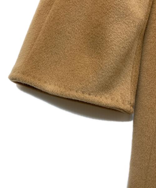 MaxMara（マックスマーラ）MaxMara (マックスマーラ) カシミヤ混ステンカラーコート キャメル サイズ:38の古着・服飾アイテム