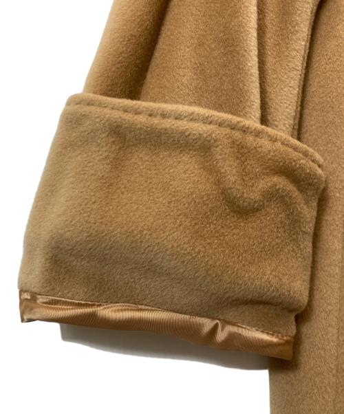 MaxMara（マックスマーラ）MaxMara (マックスマーラ) カシミヤ混ステンカラーコート キャメル サイズ:38の古着・服飾アイテム