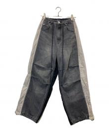 MAISON SPECIAL（メゾンスペシャル）の古着「Denim Track Pants」｜ブラック