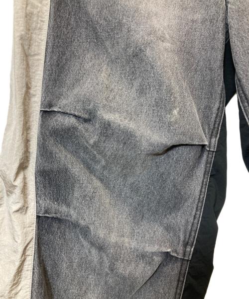 MAISON SPECIAL（メゾンスペシャル）MAISON SPECIAL (メゾンスペシャル) Denim Track Pants ブラック サイズ:36の古着・服飾アイテム