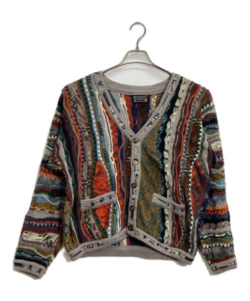 Coogi（クージー）Coogi (クージー) 3Dニットカーディガン マルチカラー サイズ:SSの古着・服飾アイテム