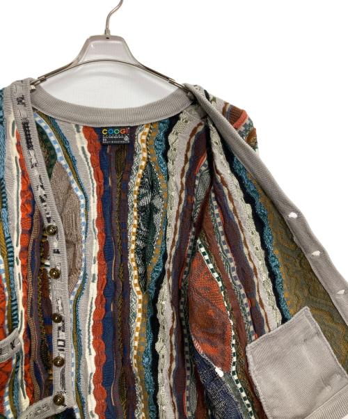 Coogi（クージー）Coogi (クージー) 3Dニットカーディガン マルチカラー サイズ:SSの古着・服飾アイテム