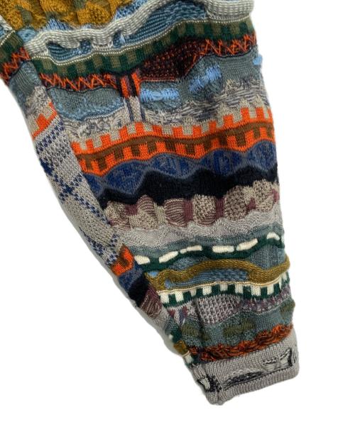 Coogi（クージー）Coogi (クージー) 3Dニットカーディガン マルチカラー サイズ:SSの古着・服飾アイテム