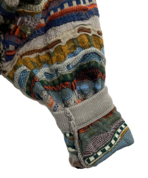 Coogi（クージー）Coogi (クージー) 3Dニットカーディガン マルチカラー サイズ:SSの古着・服飾アイテム