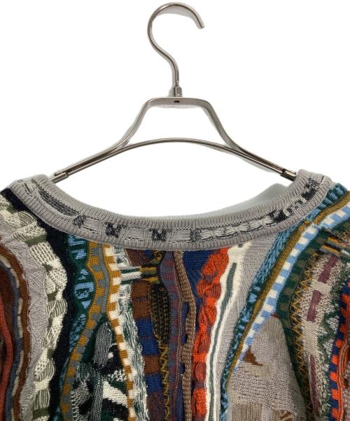 Coogi（クージー）Coogi (クージー) 3Dニットカーディガン マルチカラー サイズ:SSの古着・服飾アイテム
