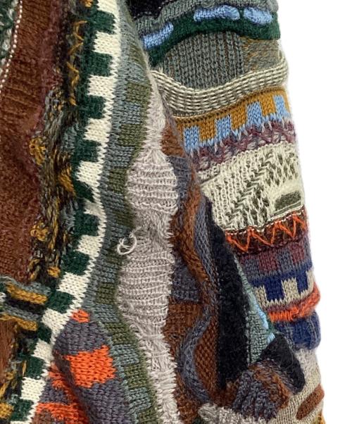 Coogi（クージー）Coogi (クージー) 3Dニットカーディガン マルチカラー サイズ:SSの古着・服飾アイテム