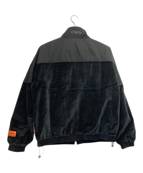 HERON PRESTON（ヘロンプレストン）HERON PRESTON (ヘロンプレストン) CTNMB Turt-Neck Velvet Jacket ブラック サイズ:Lの古着・服飾アイテム