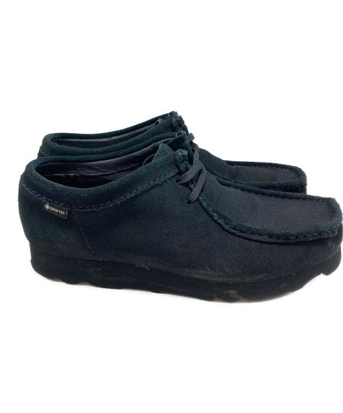 CLARKS（クラークス）CLARKS (クラークス) GORE-TEX ワラビーシューズ ブラック サイズ:UK5.5の古着・服飾アイテム