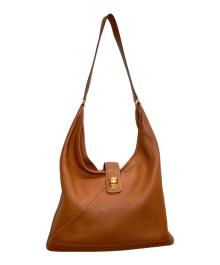 HERMES（エルメス）の古着「ヴィンテージレザーショルダーバッグ」｜ブラウン
