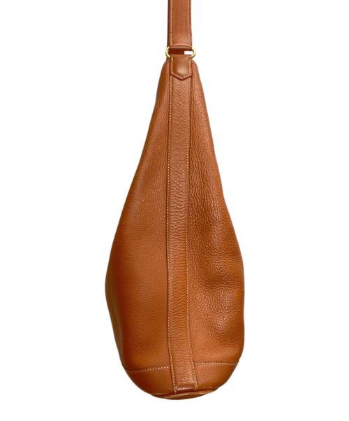 HERMES（エルメス）HERMES (エルメス) ヴィンテージレザーショルダーバッグ ブラウンの古着・服飾アイテム