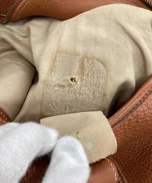 HERMES（エルメス）HERMES (エルメス) ヴィンテージレザーショルダーバッグ ブラウンの古着・服飾アイテム