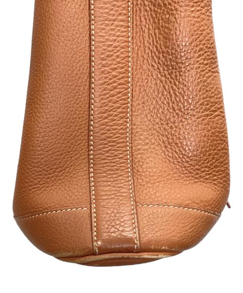HERMES（エルメス）HERMES (エルメス) ヴィンテージレザーショルダーバッグ ブラウンの古着・服飾アイテム