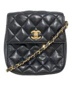 CHANELシャネル）の古着「ミニチェーンショルダーバッグ」｜ブラック