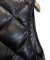 中古・古着 and wander (アンドワンダー) DIAMOND STITCH DOWN VEST 2 ブラック サイズ:不明：15000円