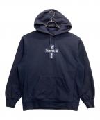 SUPREMEシュプリーム）の古着「Cross Box Logo Hooded Sweatshirt」｜ブラック