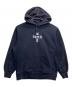Supreme（シュプリーム）の古着「Cross Box Logo Hooded Sweatshirt」｜ブラック