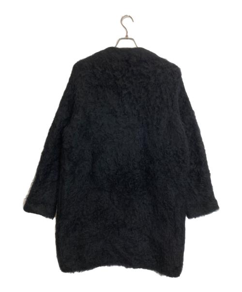 ATON（エイトン）ATON (エイトン) MOHAIR SHAGGY OVERSIZED CARDIGAN ブラック サイズ:02の古着・服飾アイテム