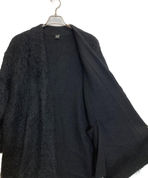 ATON（エイトン）ATON (エイトン) MOHAIR SHAGGY OVERSIZED CARDIGAN ブラック サイズ:02の古着・服飾アイテム