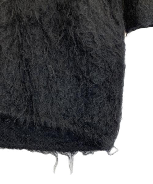 ATON（エイトン）ATON (エイトン) MOHAIR SHAGGY OVERSIZED CARDIGAN ブラック サイズ:02の古着・服飾アイテム
