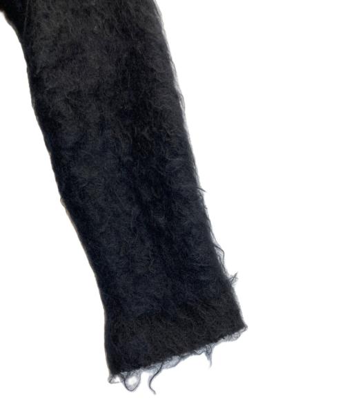 ATON（エイトン）ATON (エイトン) MOHAIR SHAGGY OVERSIZED CARDIGAN ブラック サイズ:02の古着・服飾アイテム