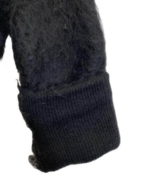 ATON（エイトン）ATON (エイトン) MOHAIR SHAGGY OVERSIZED CARDIGAN ブラック サイズ:02の古着・服飾アイテム