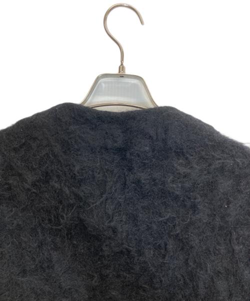 ATON（エイトン）ATON (エイトン) MOHAIR SHAGGY OVERSIZED CARDIGAN ブラック サイズ:02の古着・服飾アイテム