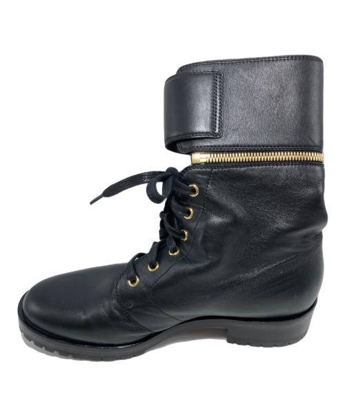 sergio rossi（セルジオロッシ）sergio rossi (セルジオロッシ) ブーツ ブラック サイズ:SIZE 38 1/2の古着・服飾アイテム