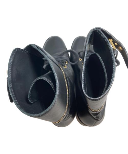 sergio rossi（セルジオロッシ）sergio rossi (セルジオロッシ) ブーツ ブラック サイズ:SIZE 38 1/2の古着・服飾アイテム